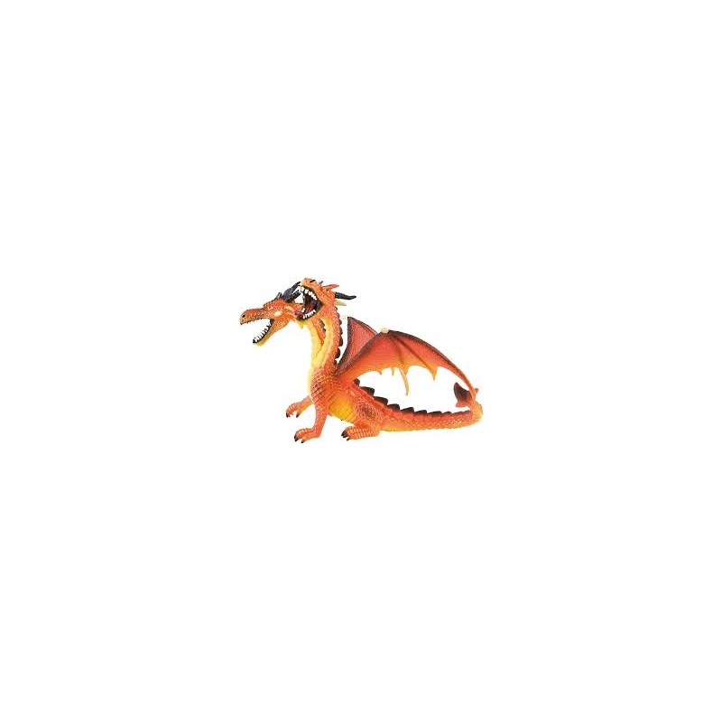 Bully - Figurine - 75598 - Dragon à deux têtes orange