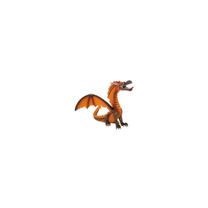 Bully - Figurine - 75595 - Fantastique - Dragon assis orange