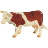 Bully - Figurine - 62610 - Animaux de la ferme - Vache Fanny marron et blanche