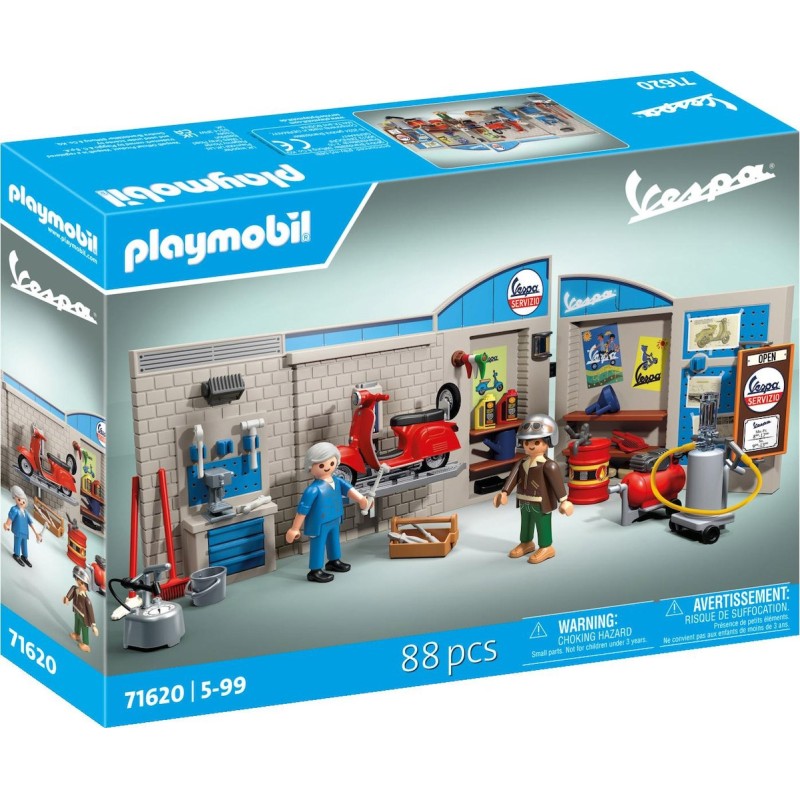 Playmobil - 71620 - Vespa - Garage style retro années 60