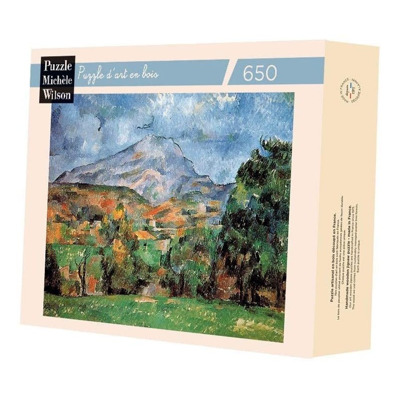 Michèle Wilson - Puzzle d'art en bois - 650 pièces - Montagne Sainte Victoire