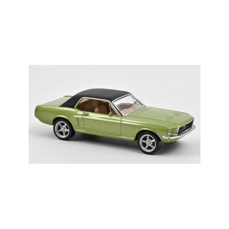 Norev - Véhicule miniature - Ford Mustang coupé 1968 vert métallique - 1:43