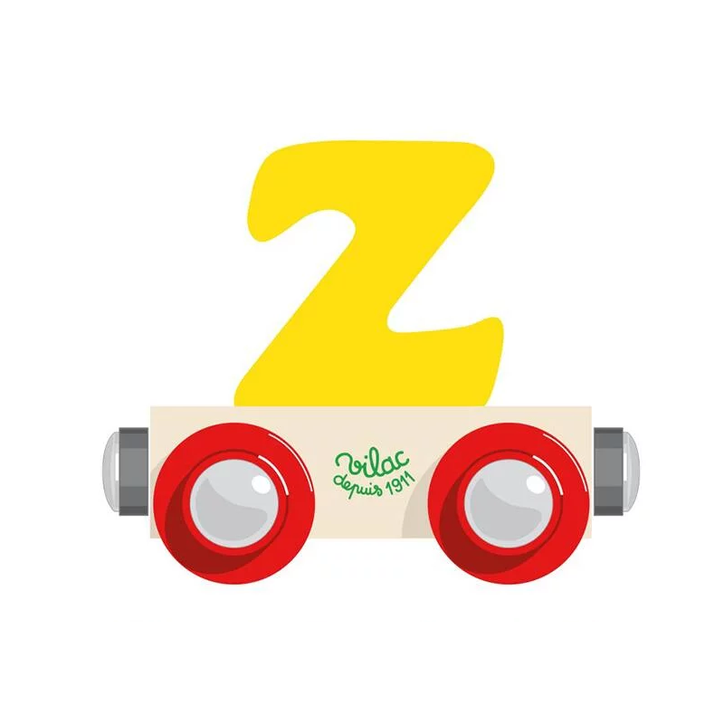 Vilac - Train de lettres en bois - Lettre Z