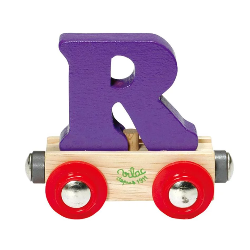 Vilac - Train de lettres en bois - Lettre R