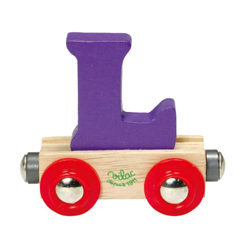 Vilac - Train de lettres en bois - Lettre L