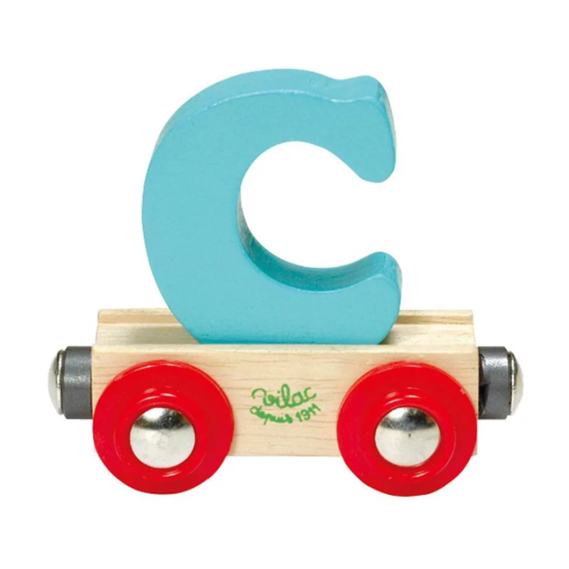 Vilac - Train de lettres en bois - Lettre C