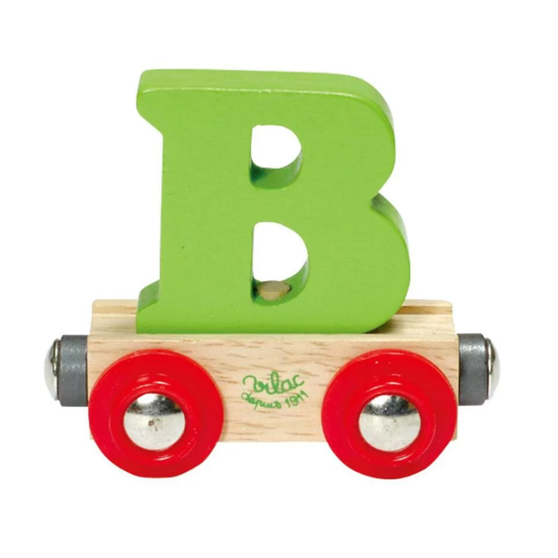 Vilac - Train de lettres en bois - Lettre B