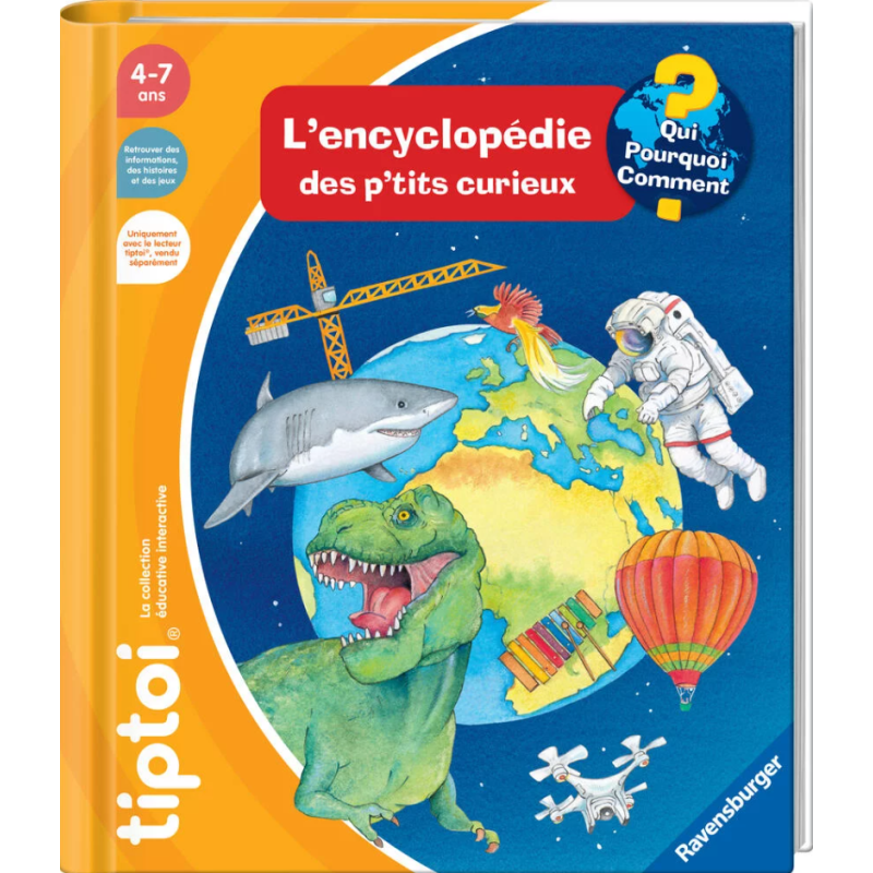 Ravensburger - Tiptoi - L'encyclopédie des petit curieux