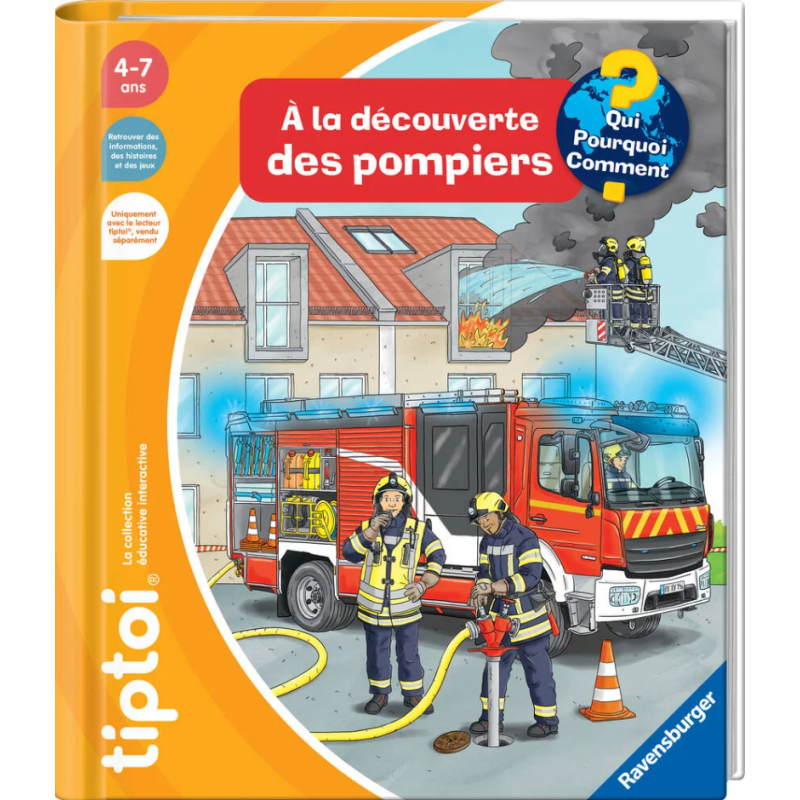 Ravensburger - Tiptoi - A la découverte des pompiers