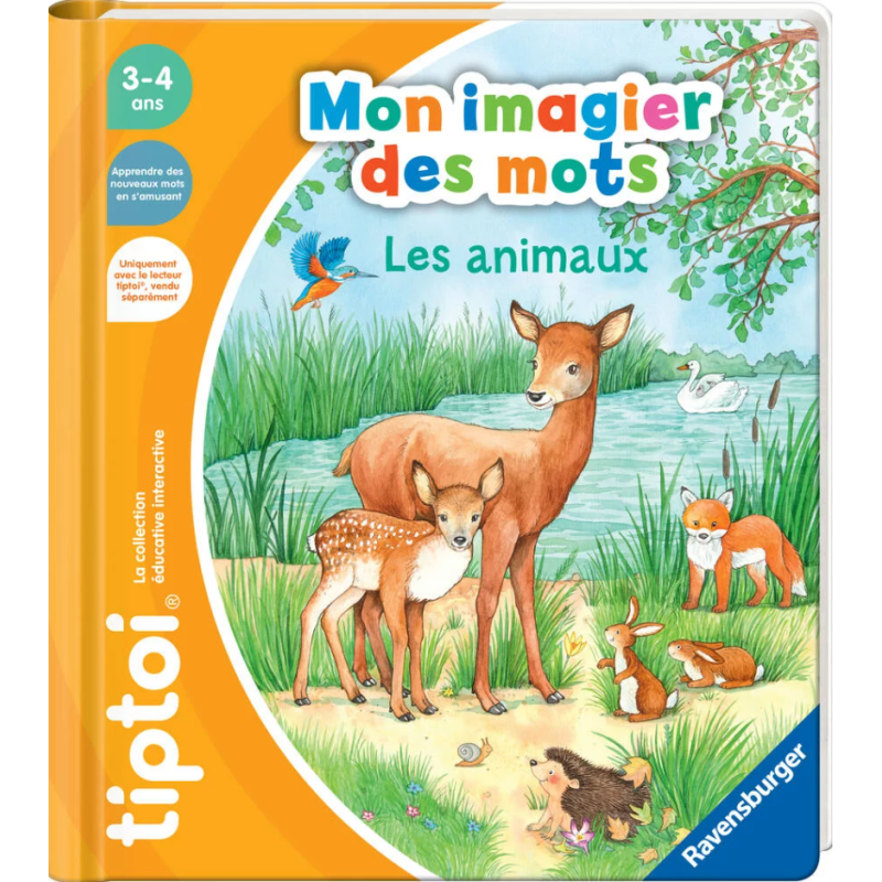 Ravensburger - Tiptoi - Mon imagier des mots - Les animaux