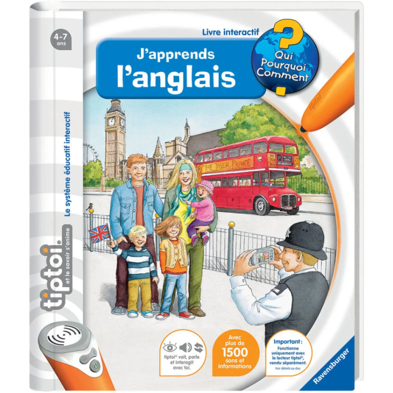 Ravensburger - Tiptoi - J'apprend l'anglais