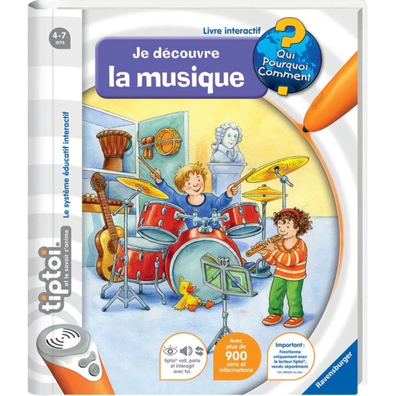 Ravensburger - Tiptoi - Je découvre la musique