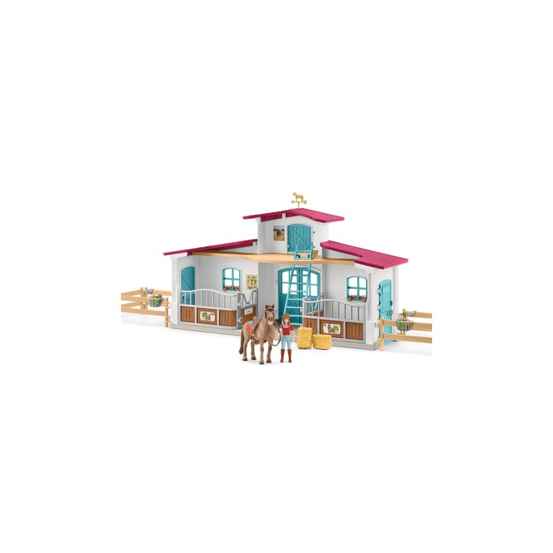 Schleich - 72222 - Horse Club - Le centre équestre avec figurines