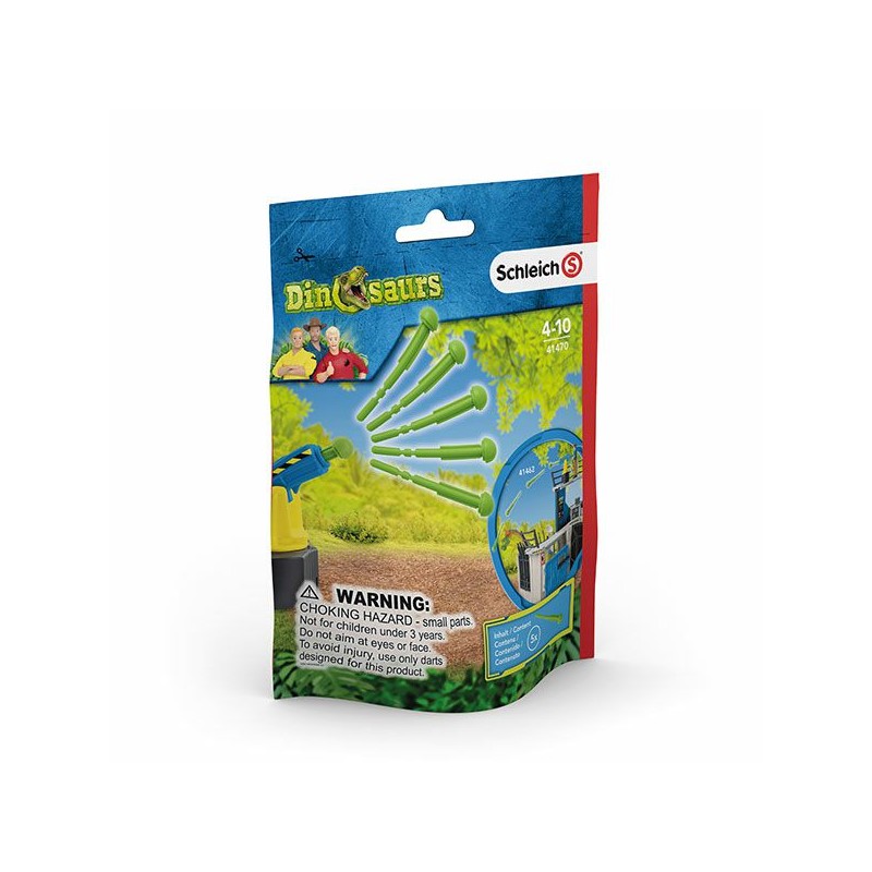 Schleich - 41470 - Dinosaures - 5 flechettes pour dinosaures