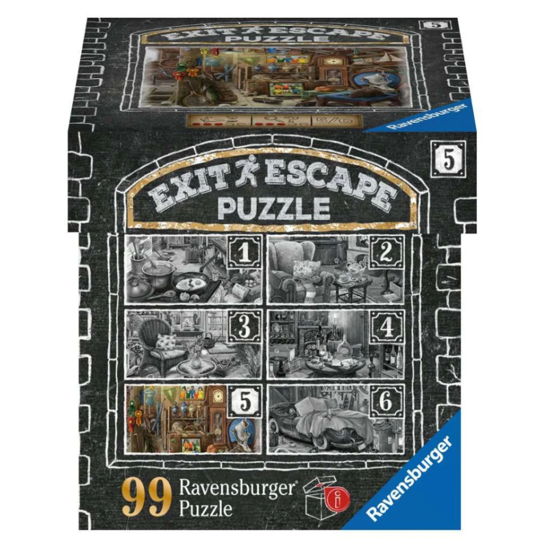 Ravensburger - Puzzle 99 pièces - Escape game - Numéro 5 sur 6