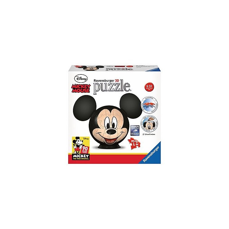 Ravensburger - Puzzle 3D 77 pièces - Mickey Mouse