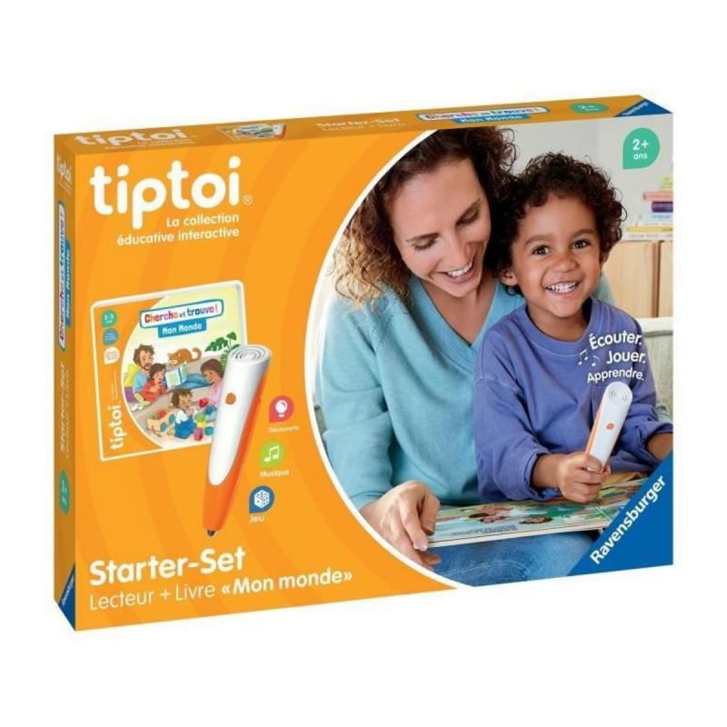 Ravensburger - Tiptoi - Starter Set - Stylo lecteur avec livre Mon Monde