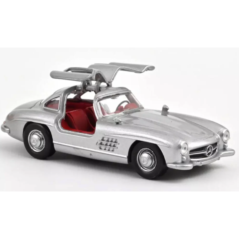 Norev - Véhicule miniature - Mercedes Benz 300 SL 1954 gris métallisé - 1:43