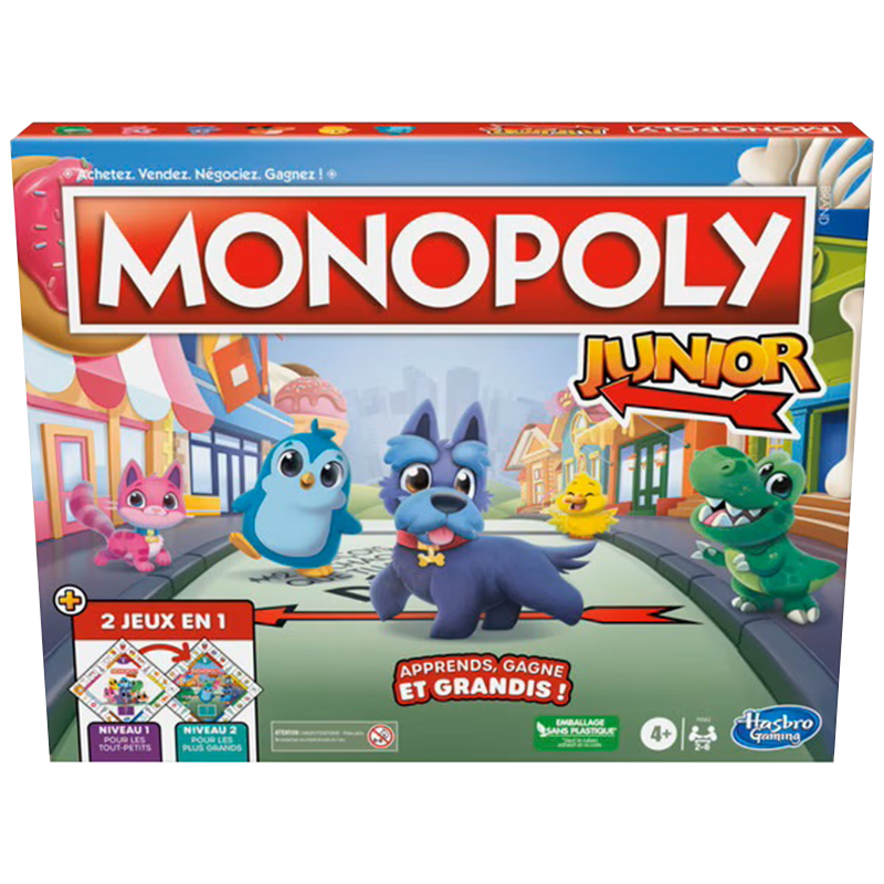 Hasbro - Jeu de société - Monopoly Junior