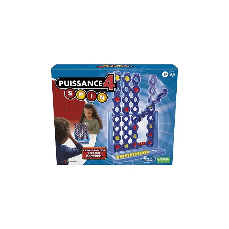 Hasbro - Jeu de société - Puissance 4 Spin