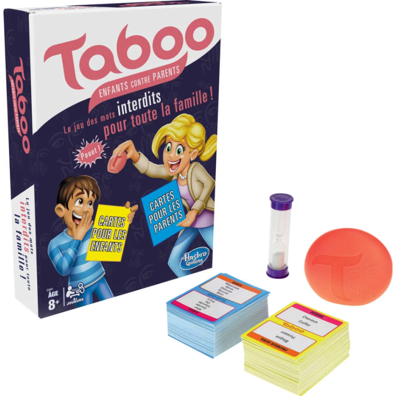 Habro - Jeu de société - Taboo enfants contre parents