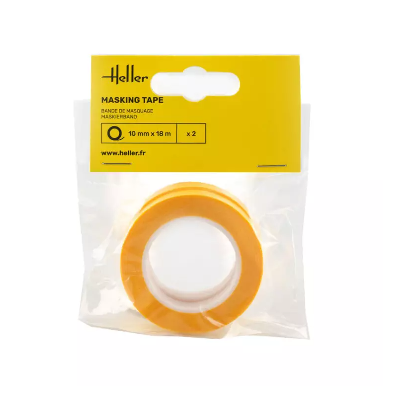 Heller - Accessoire modélisme - Blister de 2 bandes de masquage - 10mm x 18m