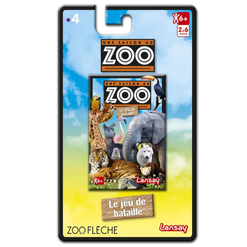 Lansay - Jeu de cartes - Une saison au Zoo