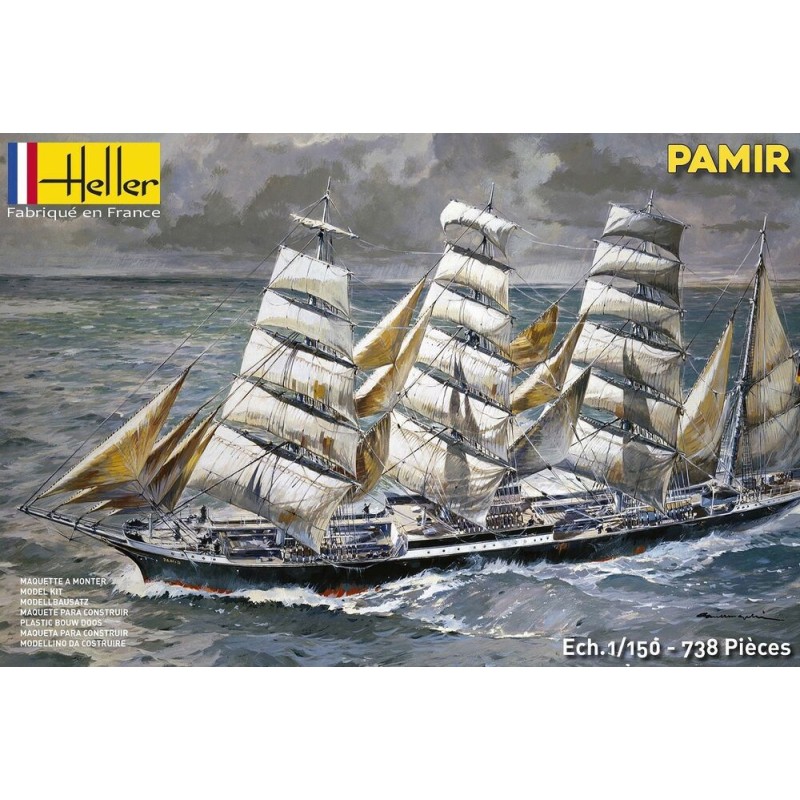 heller - Maquette de bateau - Pamir - 1:150