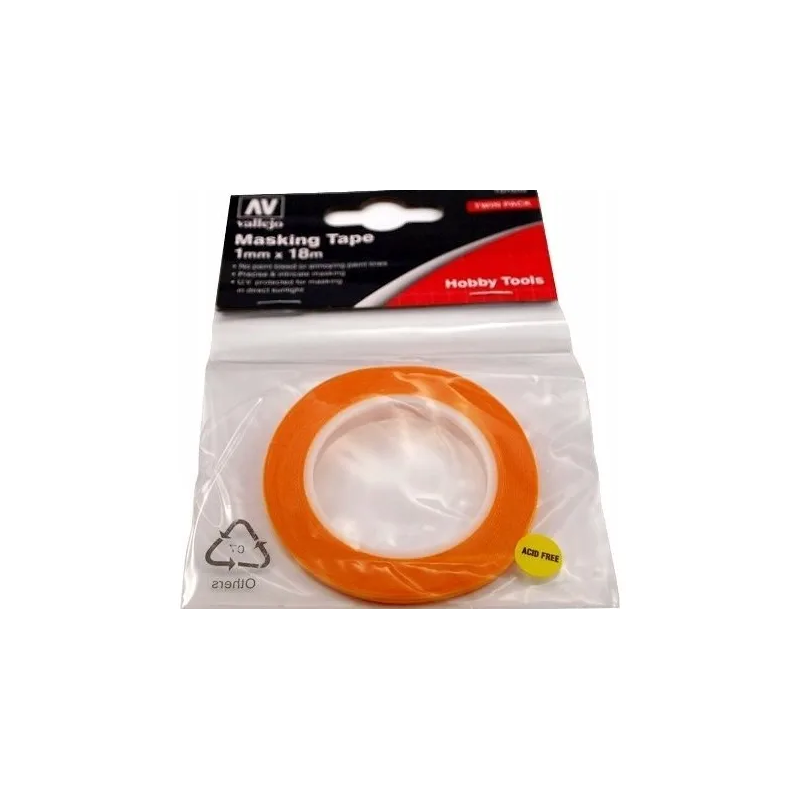 Vallejo - Accessoire - Blister de 2 Masking Tape - 1mm x 18m