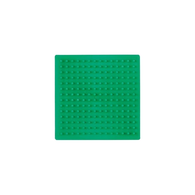 Hama - 220-42 - Plaque carrée verte pour perles midi 14x14