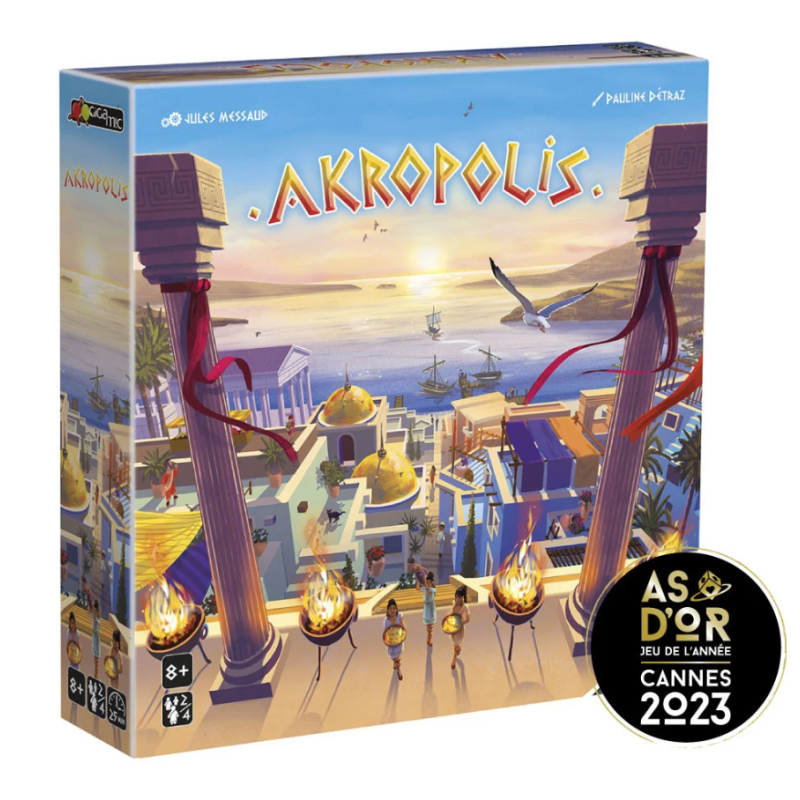 Gigamic - Jeu de société - Akropolis - As d'or Cannes 2023