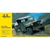 Heller - Maquette de voiture - Camion US 1/4 Ton Truck and Trailer - 1:35