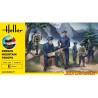 Heller - Maquette militaire - Starter Kit - Troupes françaises de montagne - 1:35