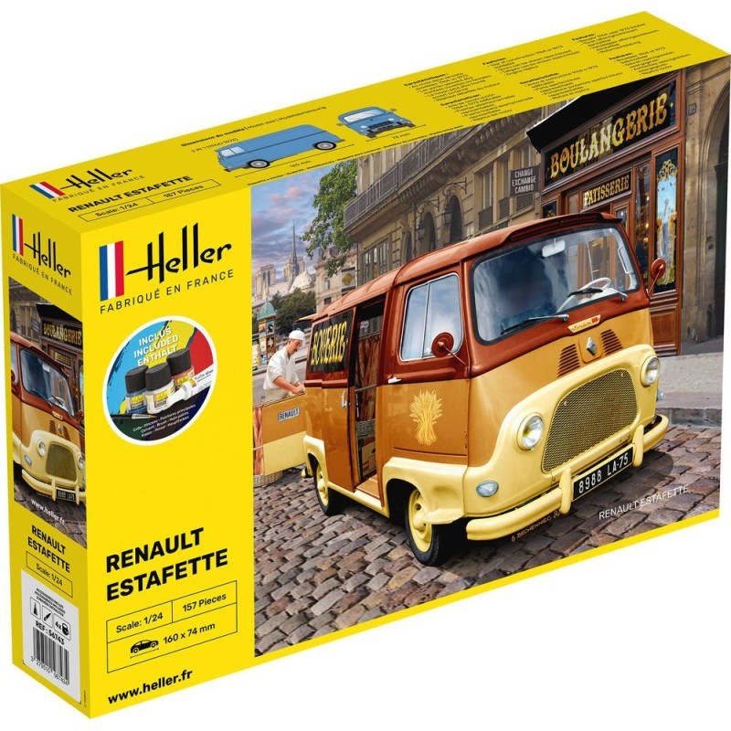 Heller - Maquette de voiture - Renault Estafette - 1:24