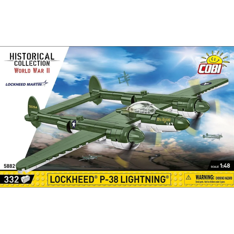 Cobi - Jeu de construction - Avion Lockheed P-38 Lightning