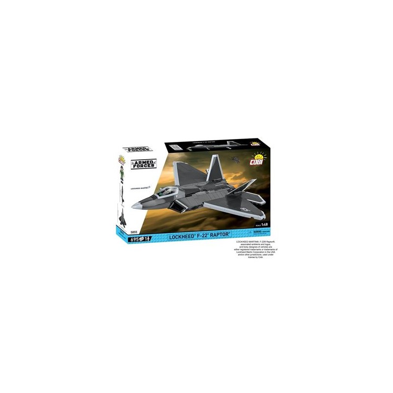 Cobi - Jeu de construction - Avion Lockheed F-22 Raptor