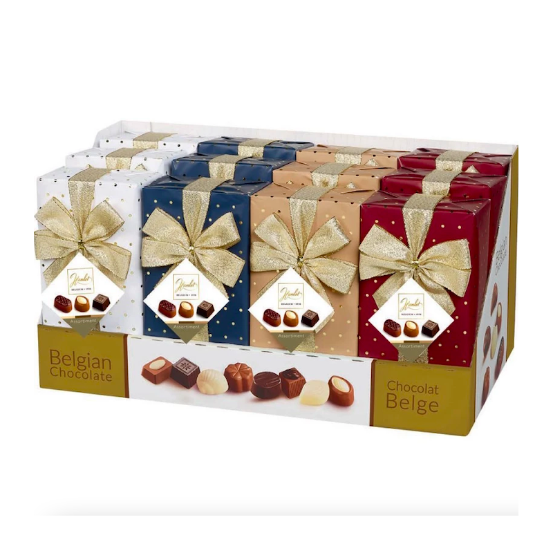 Ballotin de 250 gr de chocolats pralinés belges - Coloris aléatoire