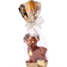 Renne de Noël en chocolat - 13,5cm - 120gr