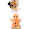 Bonhomme Pain d'épices en chocolat - 13,5cm - 120gr