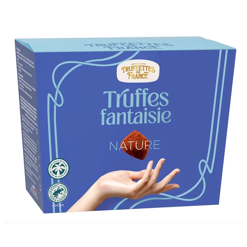 Ballotin de truffes fantaisie nature - 200g