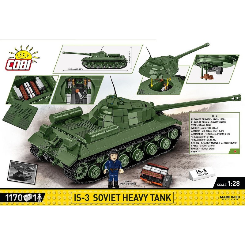 Cobi - Jeu de construction - Char IS-3 Soviet Heavy Tank