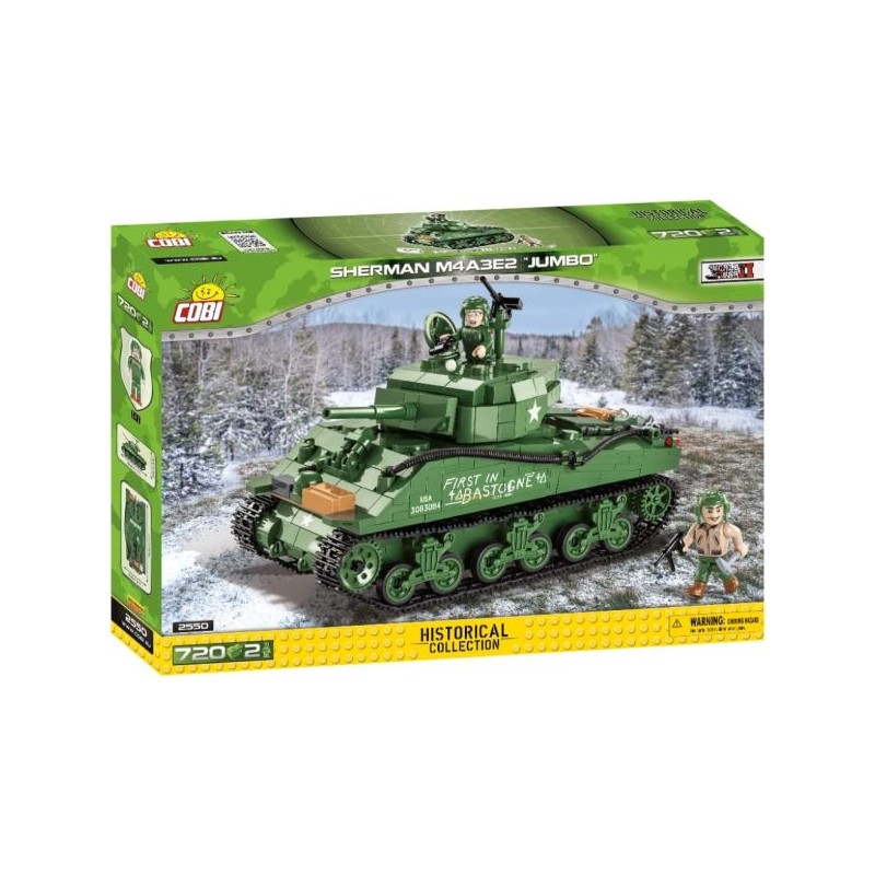 Cobi - Jeu de construction - Tank Sherman M4A3E2 Jumbo