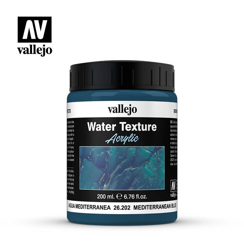 Vallejo - Accessoire - Diorama FX - Texture bleu méditerrannéen - 200ml