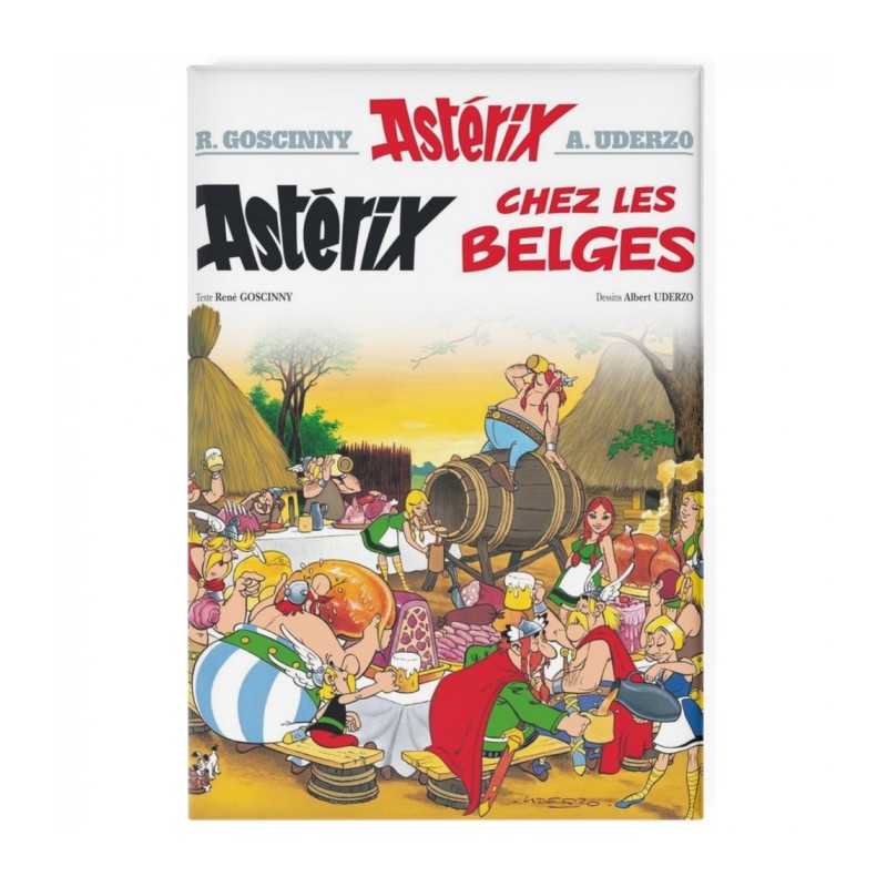 Aimant magnet décoratif - Astérix chez les Belges