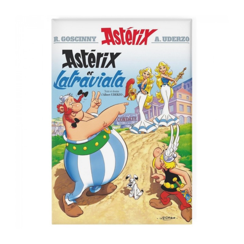 Aimant magnet décoratif - Astérix et Latraviata