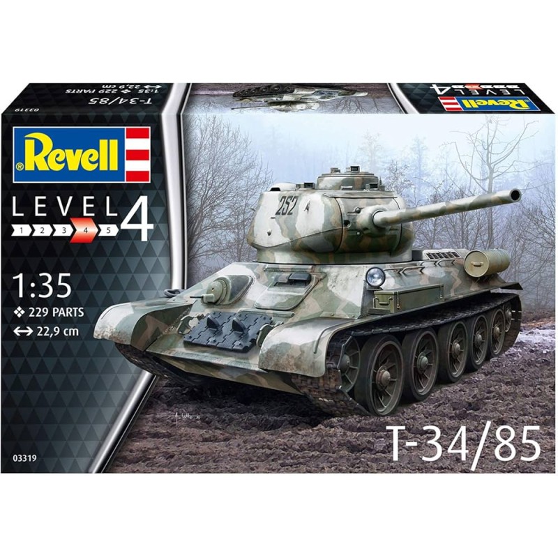 Revell - Maquette - Char T-34-85 1:35 - (boîte abîmée)