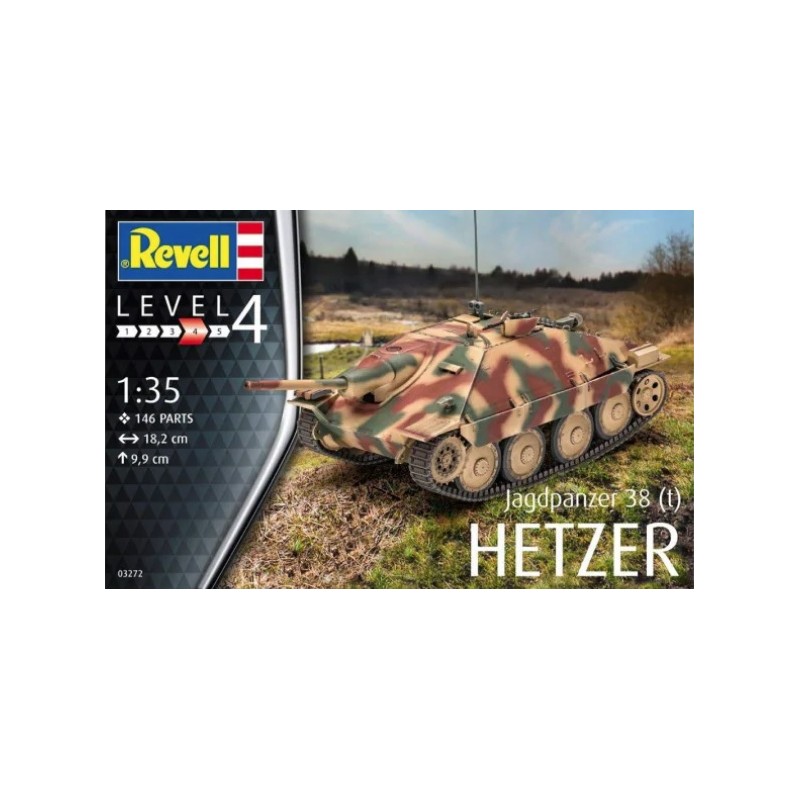 Revell - Maquette - Jagdpanzer 38 Hetzer 1:35 - (boîte abîmée)