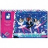 Janod - Loisirs créatifs - Coffret paillettes fluo - Danseuses - 3 tableaux