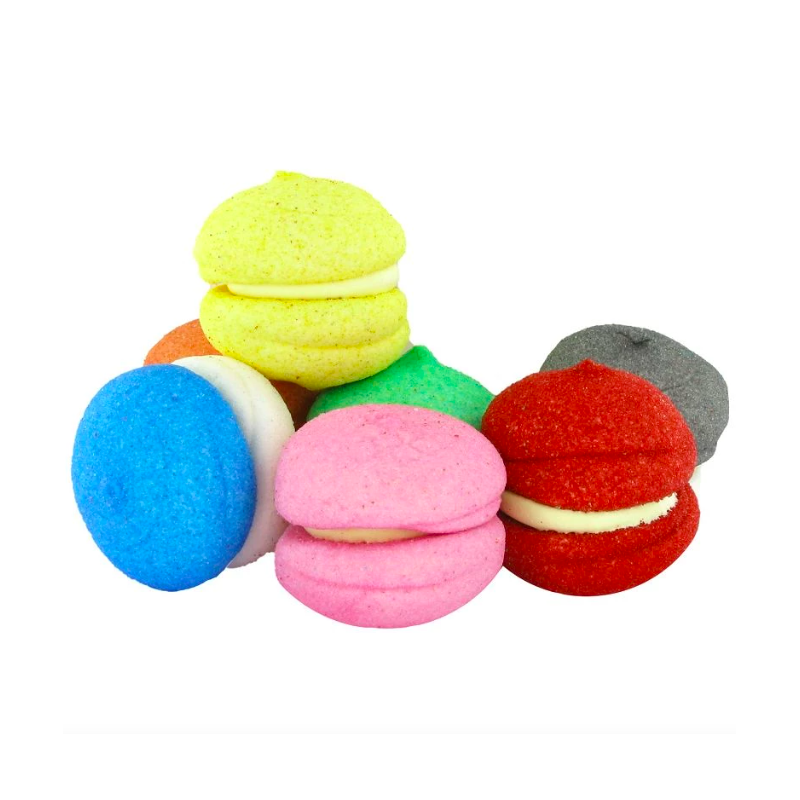 Macaron XXL en guimauve - Coloris aléatoire - Vendu à l'unité