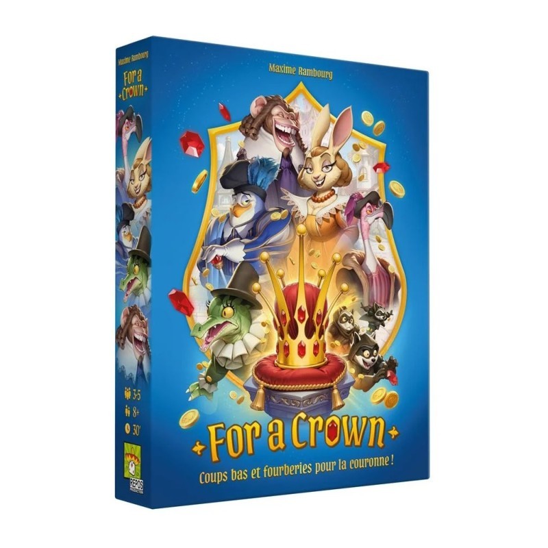 Asmodee - Jeu de société - For a Crown